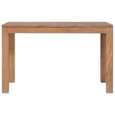 Greatstore Jídelní stůl masivní teak s přírodním povrchem 120 x 60 x 76 cm