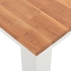 Greatstore Jídelní stůl 180 x 90 x 74 cm masivní dubové dřevo