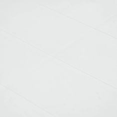 Petromila Zahradní stůl bílý 150 x 90 x 72 cm plastový ratanový vzhled