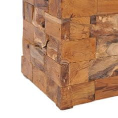 Greatstore Úložná stolička masivní teakové dřevo