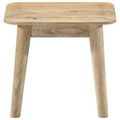 Greatstore Konferenční stolek 45 x 45 x 40 cm masivní mangovníkové dřevo