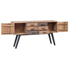 Vidaxl vodaXL Odkládací skříňka 140 x 30 x 75 cm masivní teak