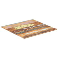 Greatstore Stolní deska čtverec 60x60 cm 15–16mm masivní recyklované dřevo