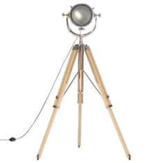 Greatstore Stojací lampa na stativu masivní mangovníkové dřevo 131 cm