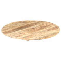 Greatstore Stolní deska masivní mangovníkové dřevo kulatá 15–16 mm 60 cm