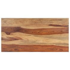 Greatstore Jídelní stůl 120 x 60 x 76 cm masivní sheeshamové dřevo