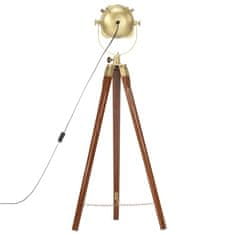 Greatstore Stojací lampa na stativu masivní mangovníkové dřevo 97 cm