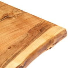 Greatstore Stolní deska masivní akáciové dřevo 120 x (50–60) x 3,8 cm