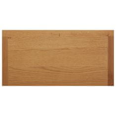 Vidaxl Skříňka 70 x 35 x 75 cm masivní dubové dřevo