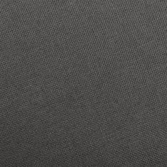 Vidaxl Houpací křeslo tmavě šedé textil