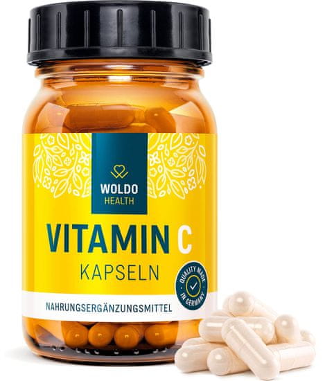 WoldoHealth® Vitamín C 120 kapslí