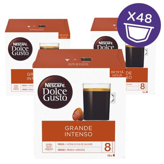 NESCAFÉ Dolce Gusto Grande Intenso – kávové kapsle – 48 kapslí v balení