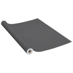 Vidaxl Samolepící tapety na nábytek 2 ks šedé 500 x 90 cm PVC