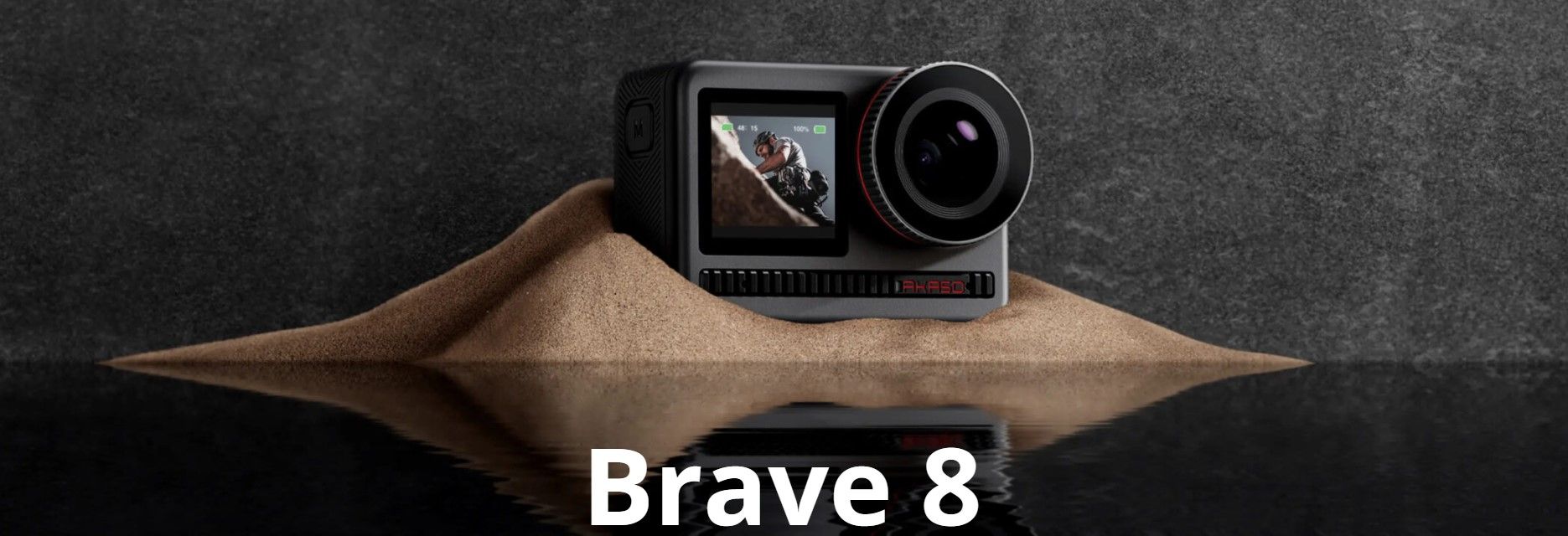 moderní akční kamera akaso brave 8 krásné fotografie vysoce kvalitní videa různé režimy nabíjecí baterie vysoká odolnost
