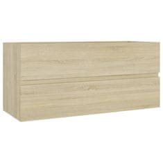 Greatstore Skříňka pod umyvadlo dub sonoma 100 x 38,5 x 45 cm dřevotříska