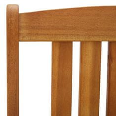 Vidaxl Zahradní židle 6 ks masivní akáciové dřevo
