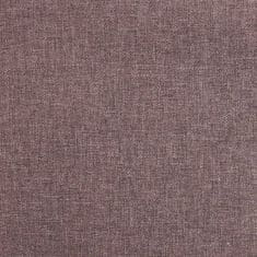 Greatstore Otočná kancelářská židle taupe textil