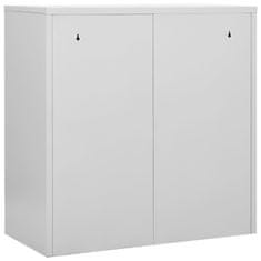 Greatstore Uzamykatelné skříně 5 ks světle šedé a zelené 90x45x92,5cm ocel