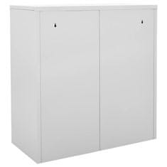 Greatstore Uzamykatelné skříně 5 ks světle šedé 90 x 45 x 92,5 cm ocel