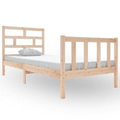 Greatstore Rám postele masivní borové dřevo 90 x 190 cm Single