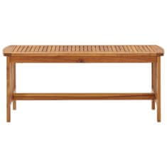 Greatstore Konferenční stolek 102 x 50 x 43 cm masivní akáciové dřevo