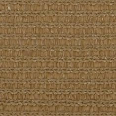 Greatstore Stínicí plachta 160 g/m2 taupe 4/5 x 4 m HDPE