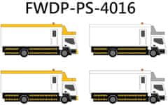 JC Wings Catering Truck Set, 4ks, 1/400