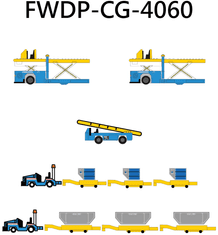 JC Wings Cargo Container Set, 1/400