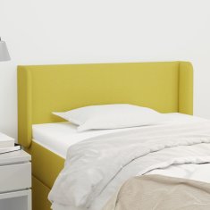Greatstore Čelo postele typu ušák zelené 93x16x78/88 cm textil