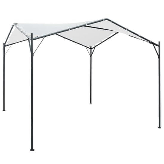 Greatstore Altán 3 x 3 x 2,6 m bílý 180 g/m2