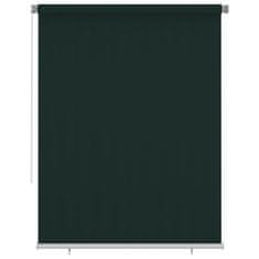 Greatstore Venkovní roleta 180 x 230 cm tmavě zelená HDPE