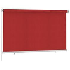 Greatstore Venkovní roleta 240 x 140 cm červená HDPE