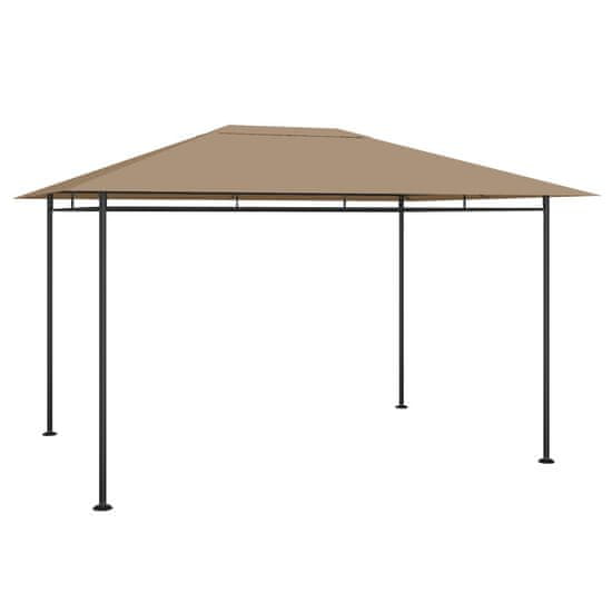 Greatstore Altán 4 x 3 x 2,7 m taupe 180 g/m2