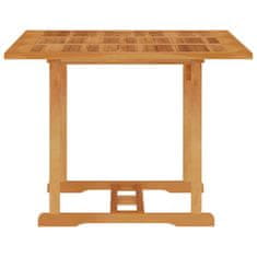 Greatstore Zahradní stůl 150 x 90 x 75 cm masivní teakové dřevo