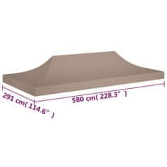 Petromila Střecha k party stanu 6 x 3 m taupe 270 g/m²