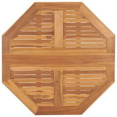 Greatstore Skládací zahradní jídelní stůl 90 x 90 x 75 cm masivní teak