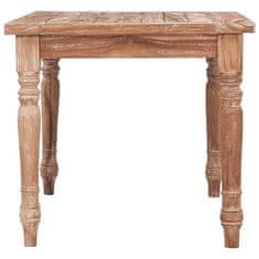 Greatstore Konferenční stolek Batavia 90 x 50 x 45 cm bělený masivní teak