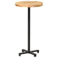 Vidaxl vidaXL Kulatý barový stůl 60x110 cm Surové mangové dřevo
