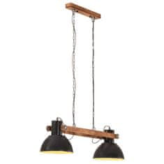 Greatstore Industriální závěsné svítidlo 25 W černočerné 109 cm E27