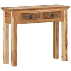 shumee Konzolový stolek 90,5x30x75 cm masivní akácie recyklované dřevo
