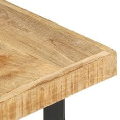 Greatstore Konferenční stolek 142 x 90 x 42 cm masivní mangovníkové dřevo