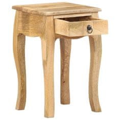 Greatstore Noční stolek 28 x 28 x 46 cm masivní mangovníkové dřevo