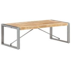 Greatstore Konferenční stolek 120 x 60 x 40 cm hrubé mangovníkové dřevo