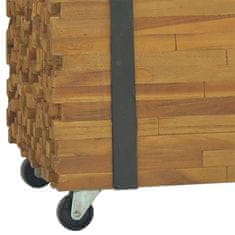 Greatstore Konferenční stolek 110 x 45 x 38 cm masivní teakové dřevo