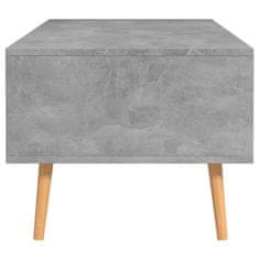 Greatstore Konferenční stolek betonově šedý 100x49,5x43 cm dřevotříska