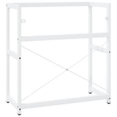 Greatstore Koupelnový regál pod umyvadlo bílý 79 x 38 x 83 cm železo