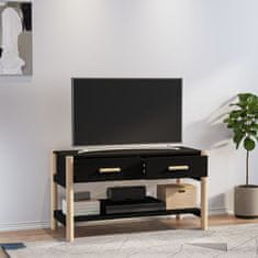 Vidaxl TV skříňka černá 82x38x45 cm kompozitní dřevo