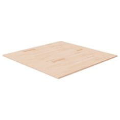 Greatstore Čtvercová stolní deska 90x90x1,5 cm masivní dub bez úprav