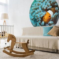 Vidaxl WallArt Kulatá nástěnná malba Nemo the Anemonefish, 190 cm