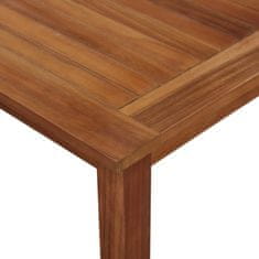 Greatstore Zahradní stůl 200 x 100 x 74 cm masivní akáciové dřevo